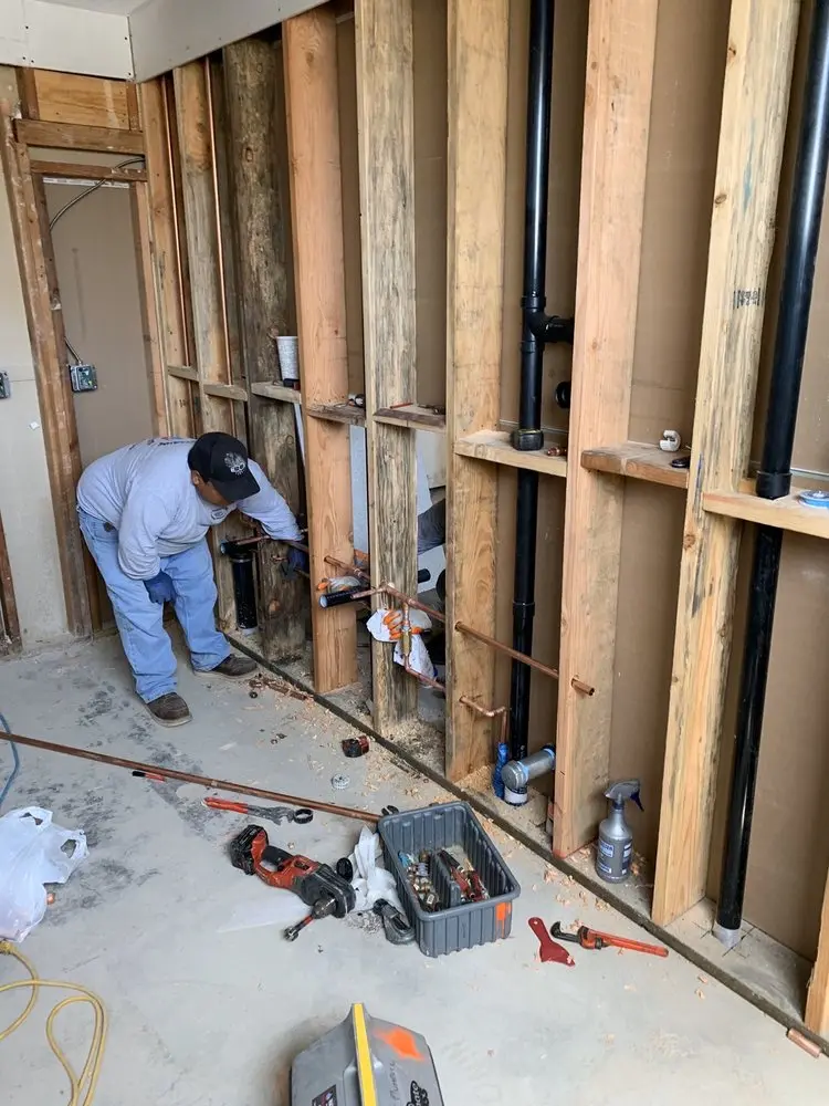 Commercial rough-in plumbing for Commercial Plumbing in Danbury
